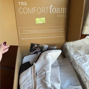 Journee Collection White Over the Knee Boots